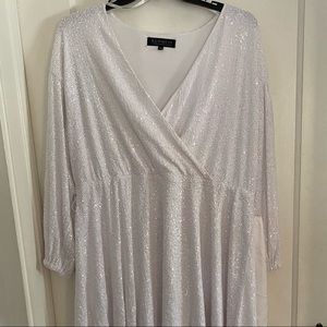 White Sequins Mini dress by Eloquii